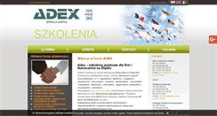 Desktop Screenshot of adex.com.pl