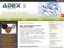 Tablet Screenshot of adex.com.pl